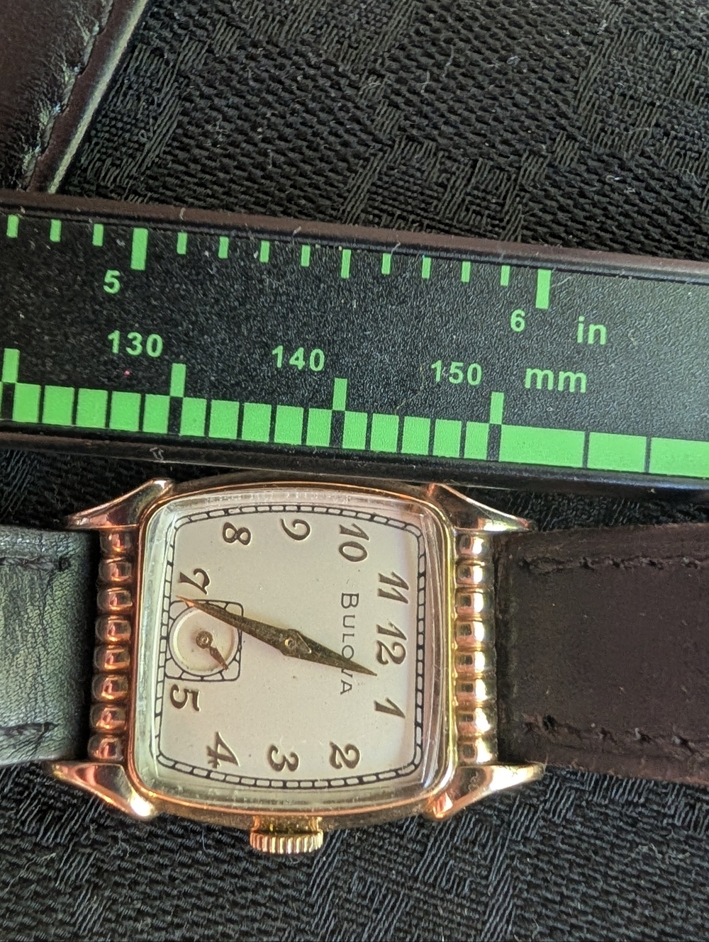 Vintage 1948 Bulova 10K Rose Gold Filled Watch Works Great!! Newly Serviced - Picture 3 of 14